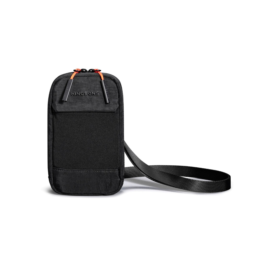 KINGSONS KS251072 Water-Resistant Modular Tech & Phone Organizer – Versatile Crossbody, Backpack, & Belt Bag
