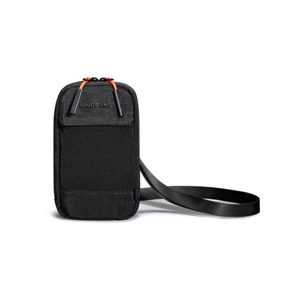 KINGSONS KS251072 Water-Resistant Modular Tech & Phone Organizer – Versatile Crossbody, Backpack, & Belt Bag