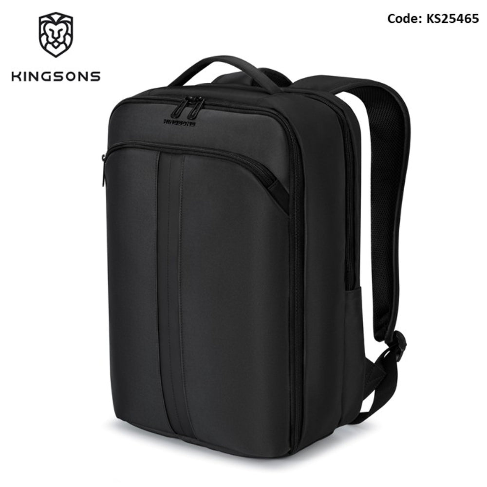 KINGSONS KS25465 15.6' Premium Waterproof Laptop Backpack,  Multi-Compartment Ergonomic Travel Bag, Business design