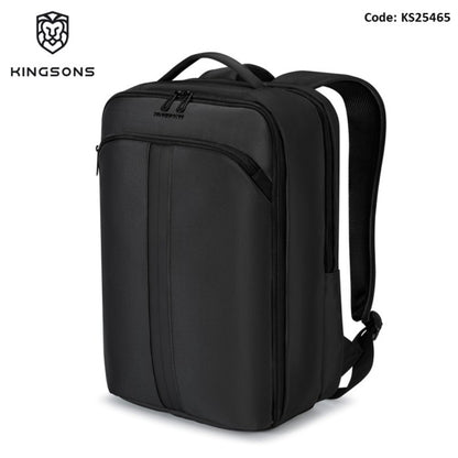 KINGSONS KS25465 15.6' Premium Waterproof Laptop Backpack,  Multi-Compartment Ergonomic Travel Bag, Business design