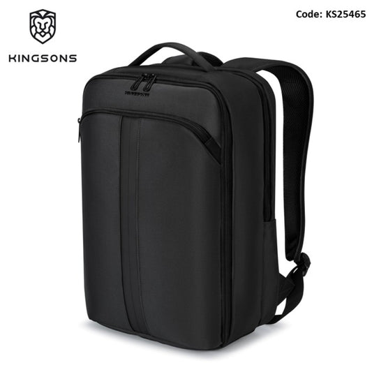 KINGSONS KS25465 15.6' Premium Waterproof Laptop Backpack,  Multi-Compartment Ergonomic Travel Bag, Business design