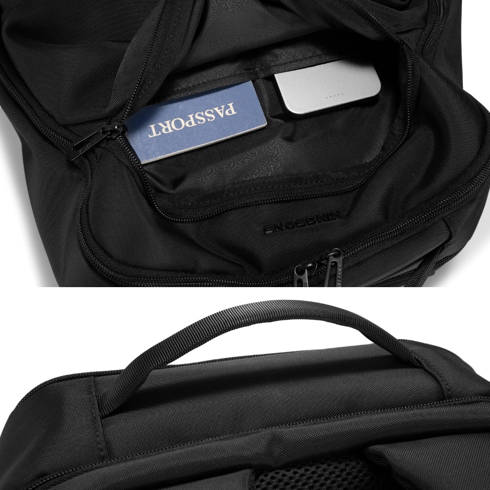KINGSONS KS25465 15.6' Premium Waterproof Laptop Backpack,  Multi-Compartment Ergonomic Travel Bag, Business design