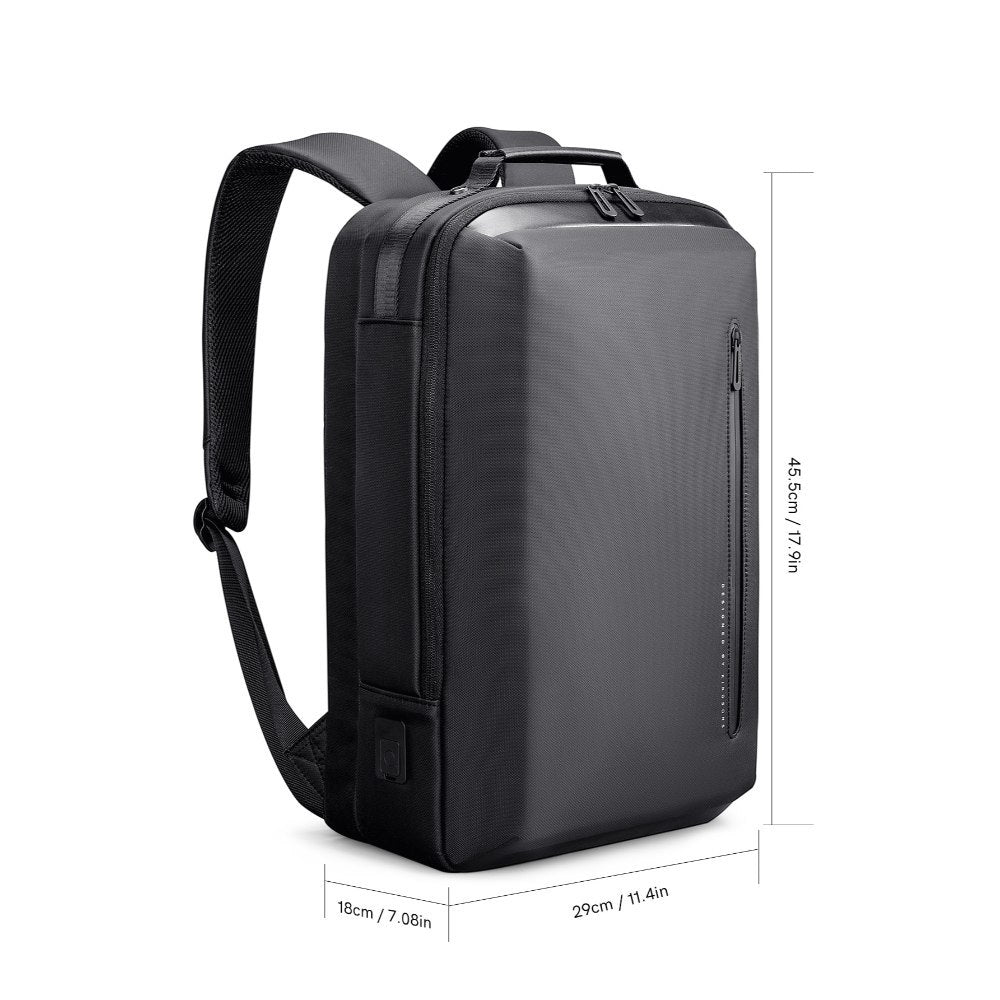 Kingsons, Multifunctional Backpack Ks3223W Black, 15.6 Inch Water-Resistant, Shock-Resistant, Ergonomic Deisgn