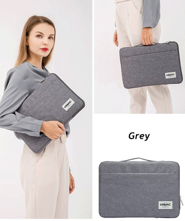 KKinmac, Vertical Design Sleeve Kms412 Gray Nylon, Full Protection & Water-Resistant, Available in Different Sizes