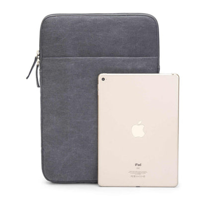 Kinmac, Slim Laptop Sleeve Kms418 Gray, Vertical Design, Soft Interior Lining & Water-Resistant, Available in Different Sizes
