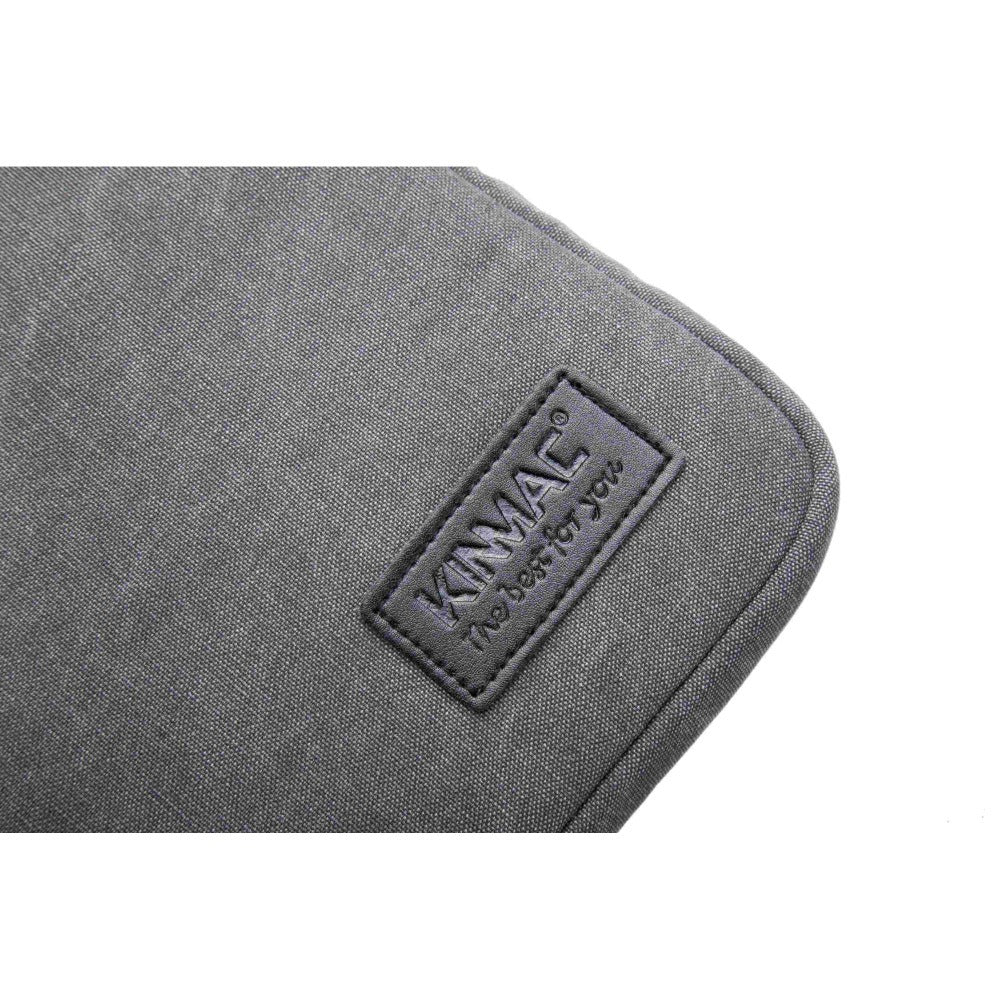 Kinmac, Slim Laptop Sleeve Kms418 Gray, Vertical Design, Soft Interior Lining & Water-Resistant, Available in Different Sizes