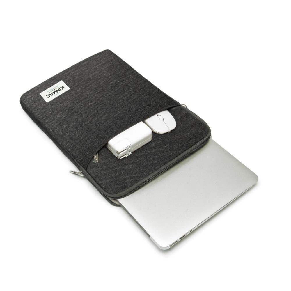 Kinmac, Vertical Design Sleeve Kms420  Black, Vertical Design, Soft Interior Lining & Water-Resistant, Available in Different Sizes