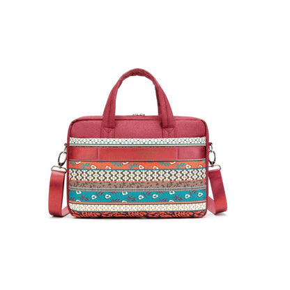 Kinmac, Business Laptop Bag Kmc424 Red Bohemian, Durable And Water-Resistant, Available in Different Sizes