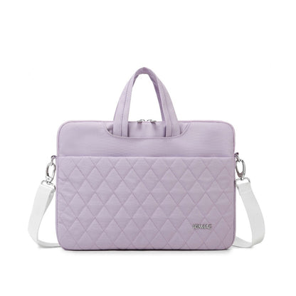Kinmac, Business Laptop Bag Kmc432 Purple Embroidery, High Quality, Soft Interior Lining & Water-Resistant, Available in Different Sizes