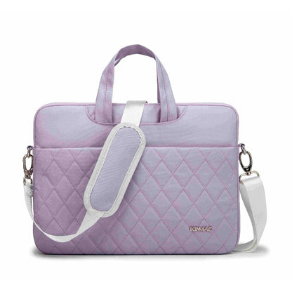 Kinmac, Business Laptop Bag Kmc432 Purple Embroidery, High Quality, Soft Interior Lining & Water-Resistant, Available in Different Sizes