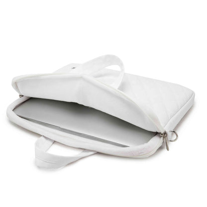 Kinmac, Business Laptop Bag Kmc434 White Embroidery, High Quality, Soft Interior Lining & Water-Resistant, Available in Different Sizes