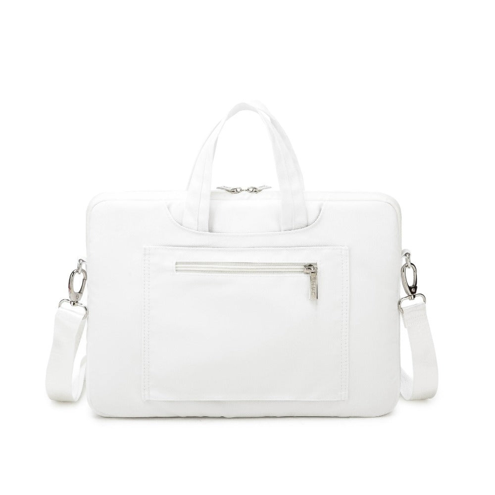 Kinmac, Business Laptop Bag Kmc434 White Embroidery, High Quality, Soft Interior Lining & Water-Resistant, Available in Different Sizes