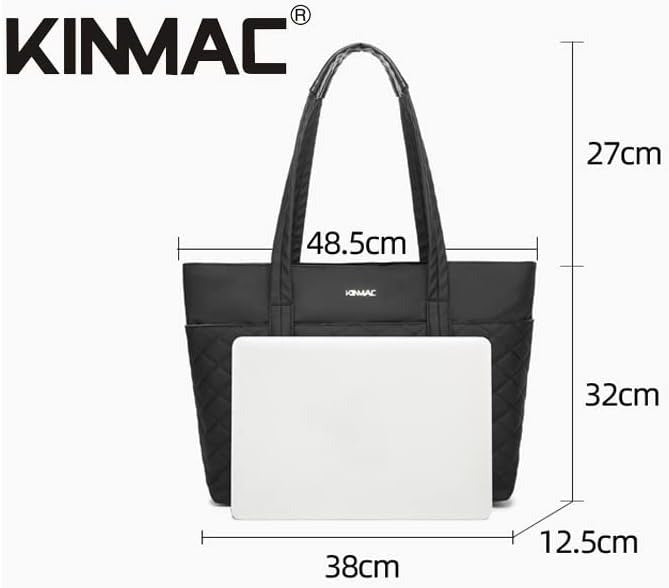 Kinmac, 15.6? Women's Laptop Tote ? Chic, Spacious Work-Ready Handbag