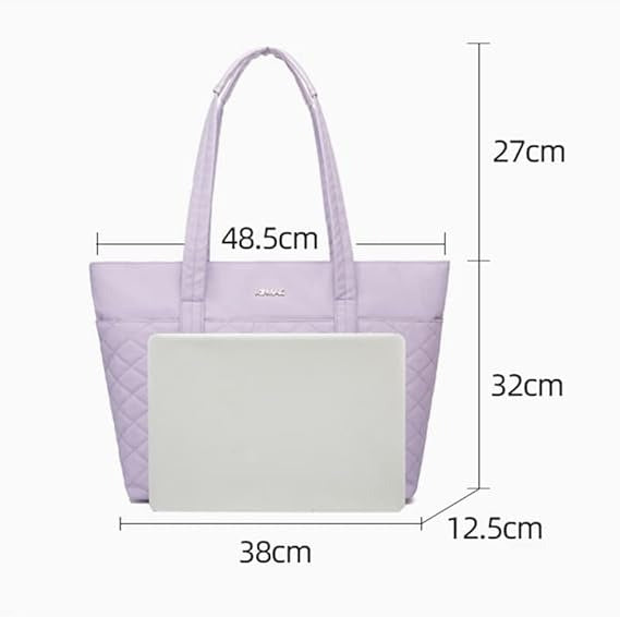 Kinmac, 15.6? Women's Laptop Tote ? Chic, Spacious Work-Ready Handbag