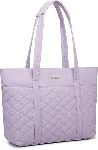 Kinmac, 15.6? Women's Laptop Tote ? Chic, Spacious Work-Ready Handbag