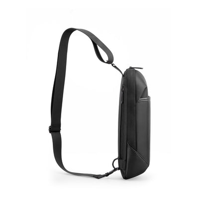 Kingsons, Multifunctional Chest Bag Ks3211W Black Water-Resistant, Shock-Resistant, Slim Deisgn