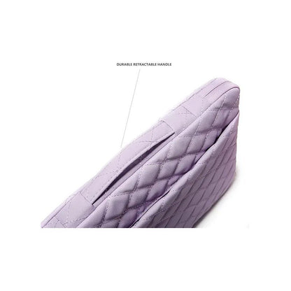 Kinmac, Vertical Design Sleeve KMC457-58 Purple Embroidery, High Quality, Soft Interior Lining & Water-resistant, Available in Different Sizes
