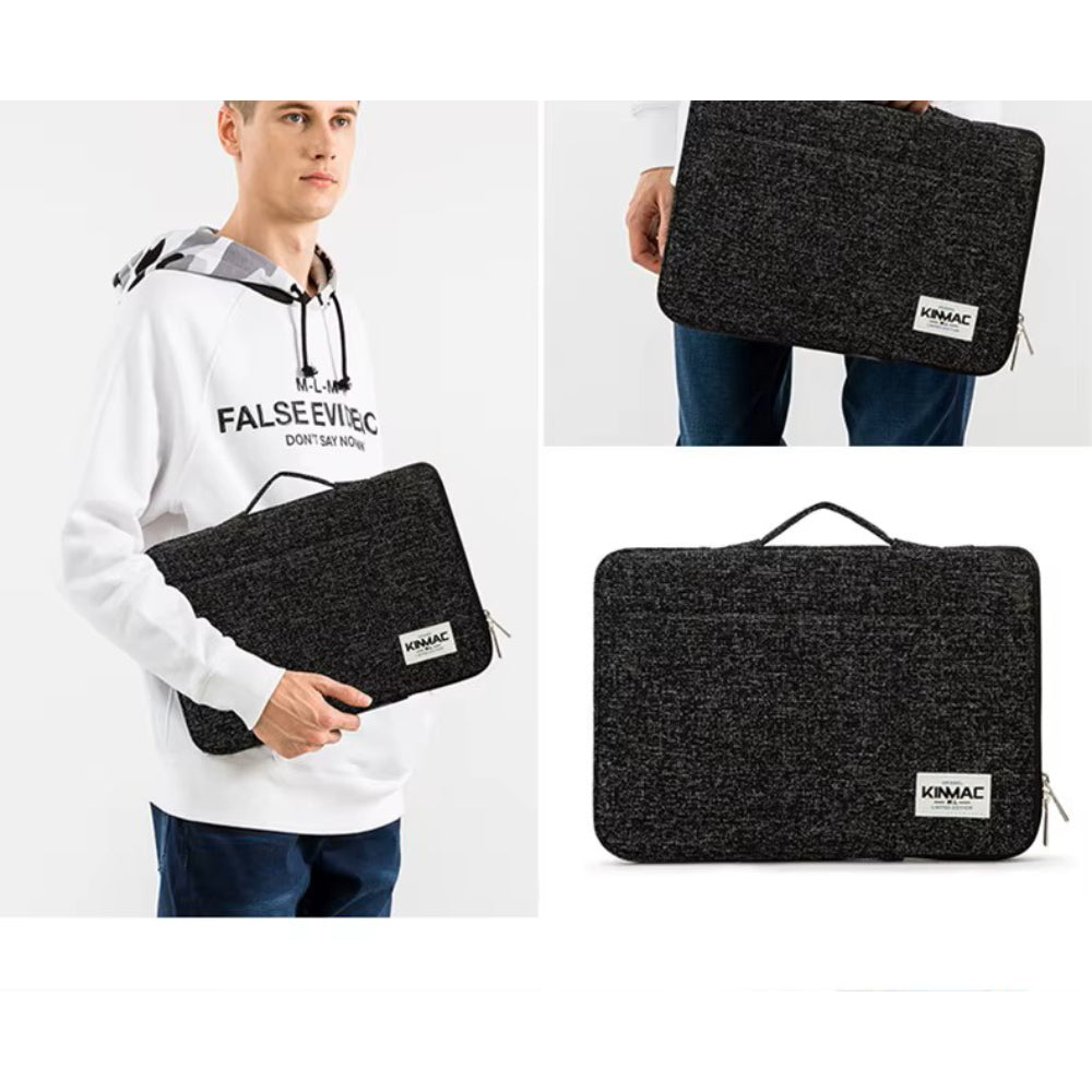 Kinmac 360 Degree Protective Laptop Briefcase Bag KMS466-67 Snowf Lake, with EVA Shockproof Airbags & Corner Guard, Available in Different Sizes
