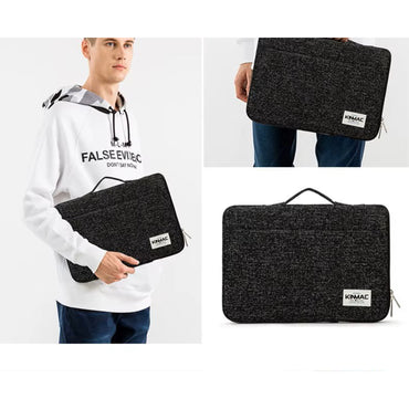 Kinmac 360 Degree Protective Laptop Briefcase Bag KMS466-67 Snowf Lake, with EVA Shockproof Airbags & Corner Guard, Available in Different Sizes