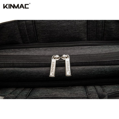 Professional KINMAC Laptop Bag KMC 468-69: Premium PU Leather, Water-Resistant, 3-Compartment Storage [13-14 Inch]