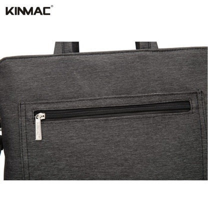 Professional KINMAC Laptop Bag KMC 468-69: Premium PU Leather, Water-Resistant, 3-Compartment Storage [13-14 Inch]