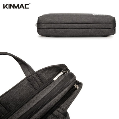 Professional KINMAC Laptop Bag KMC 468-69: Premium PU Leather, Water-Resistant, 3-Compartment Storage [13-14 Inch]