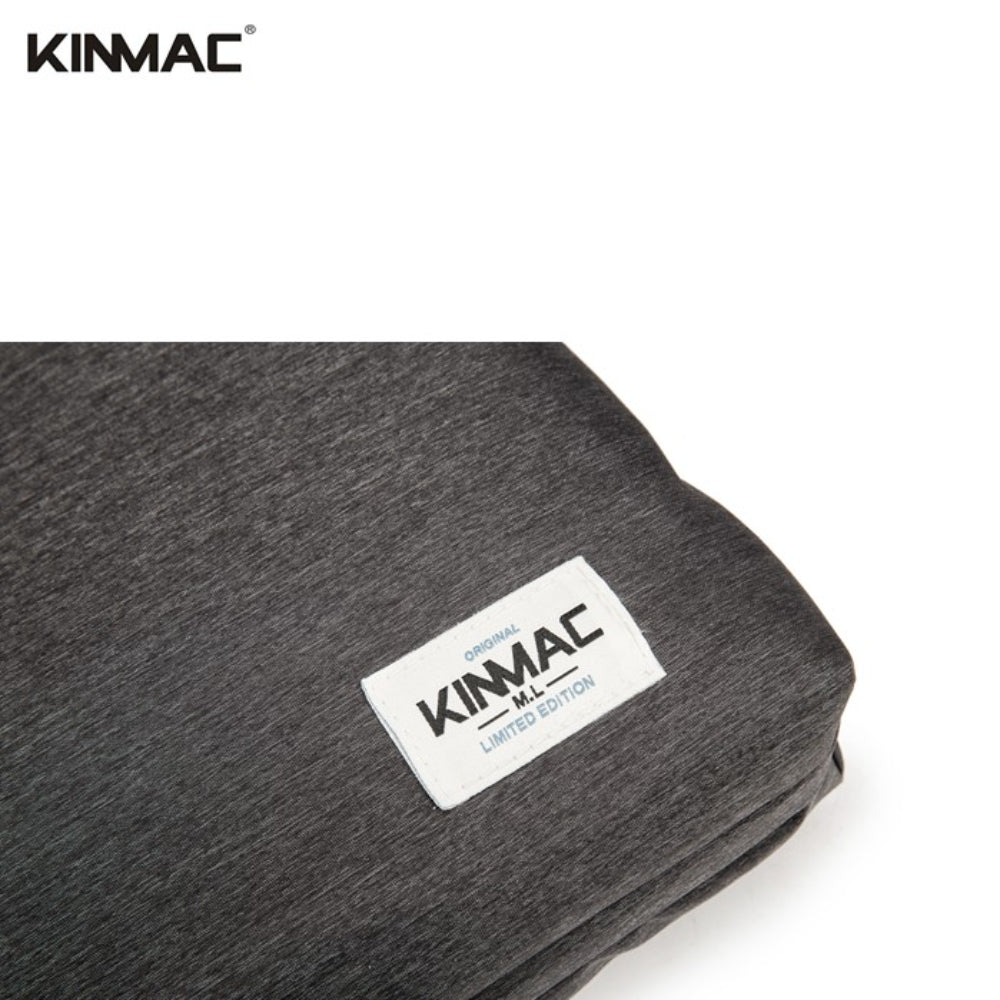 Professional KINMAC Laptop Bag KMC 468-69: Premium PU Leather, Water-Resistant, 3-Compartment Storage [13-14 Inch]