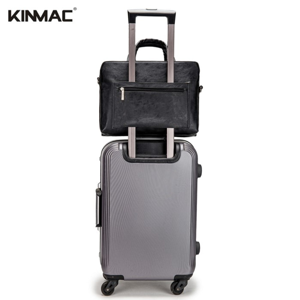 Luxury Quality KINMAC Laptop Bag KMC470-71, Premium Material, 3 Compartments, Water & Scratch-Resistant [13-14 Inch]