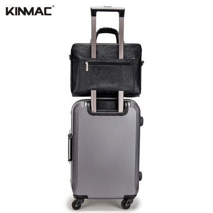 Luxury Quality KINMAC Laptop Bag KMC470-71, Premium Material, 3 Compartments, Water & Scratch-Resistant [13-14 Inch]