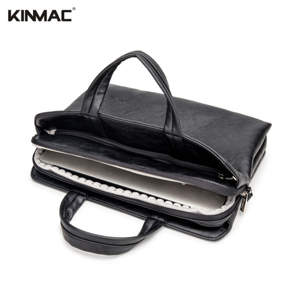 Luxury Quality KINMAC Laptop Bag KMC470-71, Premium Material, 3 Compartments, Water & Scratch-Resistant [13-14 Inch]