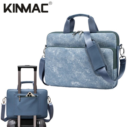 Kinmac 360 Degree Shockproof Embossed Leather Laptop Case KMC474-75 Denim with Military Grade Protection, Available in Different Sizes