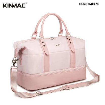 KINMAC The Ultimate 3-in-1 KMC478-79-80 Travel Duffel Water-Resistant Weekender with Shoe Compartment & Laptop Sleeve, Available in Different Colors