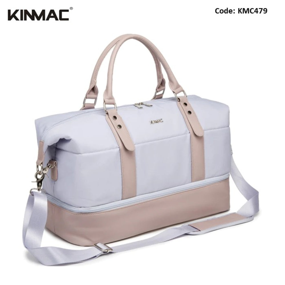 KINMAC The Ultimate 3-in-1 KMC478-79-80 Travel Duffel Water-Resistant Weekender with Shoe Compartment & Laptop Sleeve, Available in Different Colors