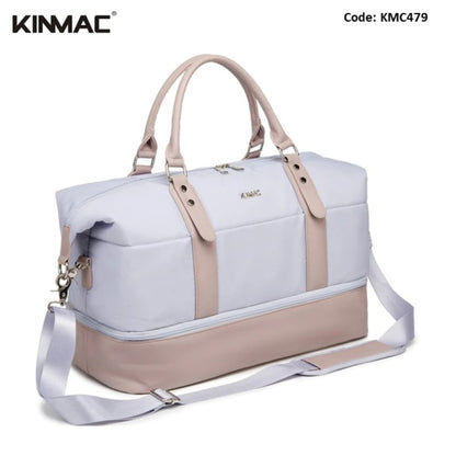 KINMAC The Ultimate 3-in-1 KMC478-79-80 Travel Duffel Water-Resistant Weekender with Shoe Compartment & Laptop Sleeve, Available in Different Colors
