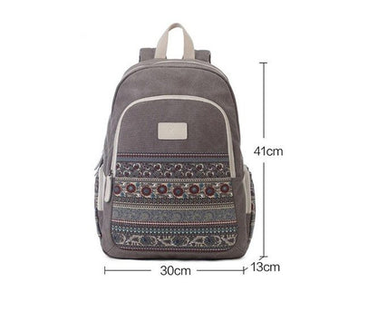 Canvasartisan, Backpack T39-3 (14 - 15.4 Inch) Gray, Durable, Water-Resistant & Light Weight