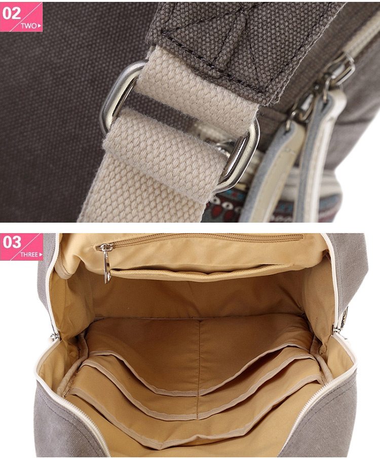 Canvasartisan, Backpack T39-3 (14 - 15.4 Inch) Gray, Durable, Water-Resistant & Light Weight
