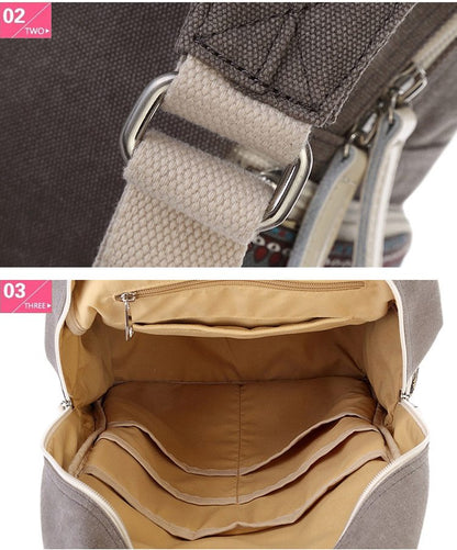 Canvasartisan, Backpack T39-3 (14 - 15.4 Inch) Gray, Durable, Water-Resistant & Light Weight