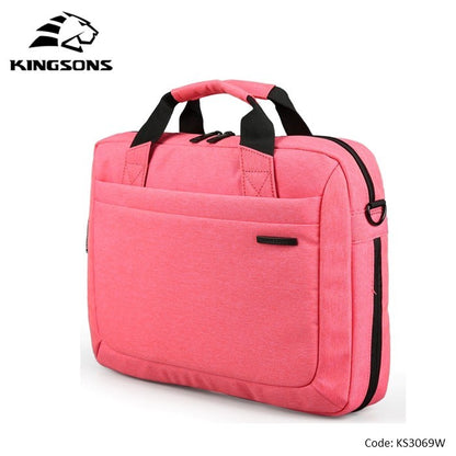 Kingsons, Simple Design Bag Ks3069W Pink, 14 Inch Water-Resistant, Light Weight