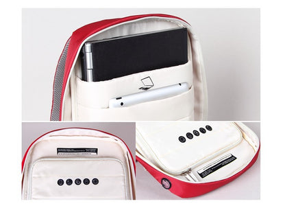 Kingsons, Backpack Ks3037W Red, 14.1 Inch Water-Resistant, Light Weight