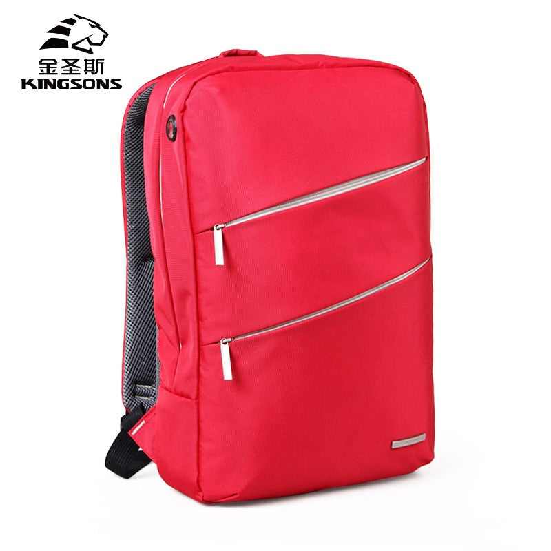 Kingsons, Backpack Ks3037W Red, 14.1 Inch Water-Resistant, Light Weight