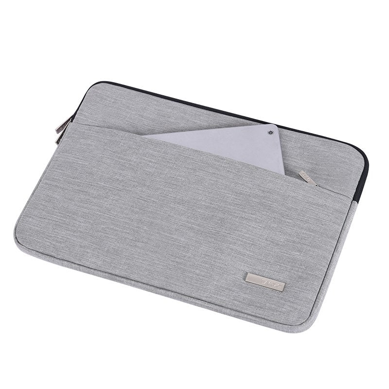 Canvasartisan Slim Laptop Sleeve L2-01 (15 Inch) Light Gray,  Water-Resistant