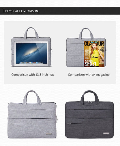 Canvasartisan Slim Laptop Sleeve L3-02 (13-14 Inch) Dark Gray,  Water-Resistant