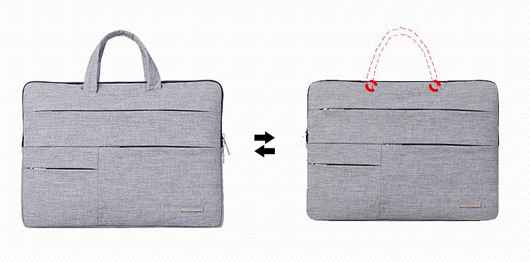Canvasartisan Slim Laptop Sleeve L3-02 (13-14 Inch) Dark Gray,  Water-Resistant
