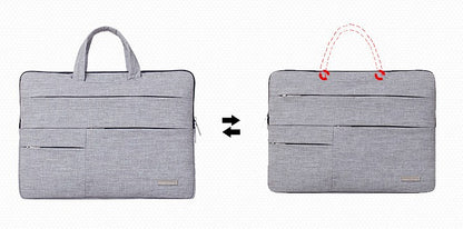 Canvasartisan Slim Laptop Sleeve L3-02 (13-14 Inch) Dark Gray,  Water-Resistant