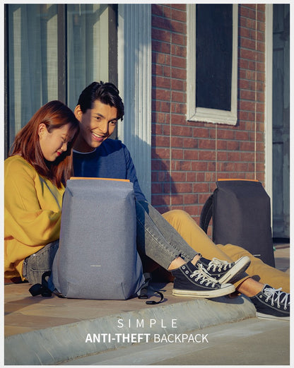 Kingsons, Simple Design Backpack Ks3207W, 15.6 Inch, Dark Gray, Water-Resistant, Light Weight