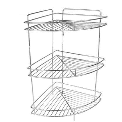 Cool Gift, Stainless Steel Corner Rack/Shelves, Available in Different Sizes