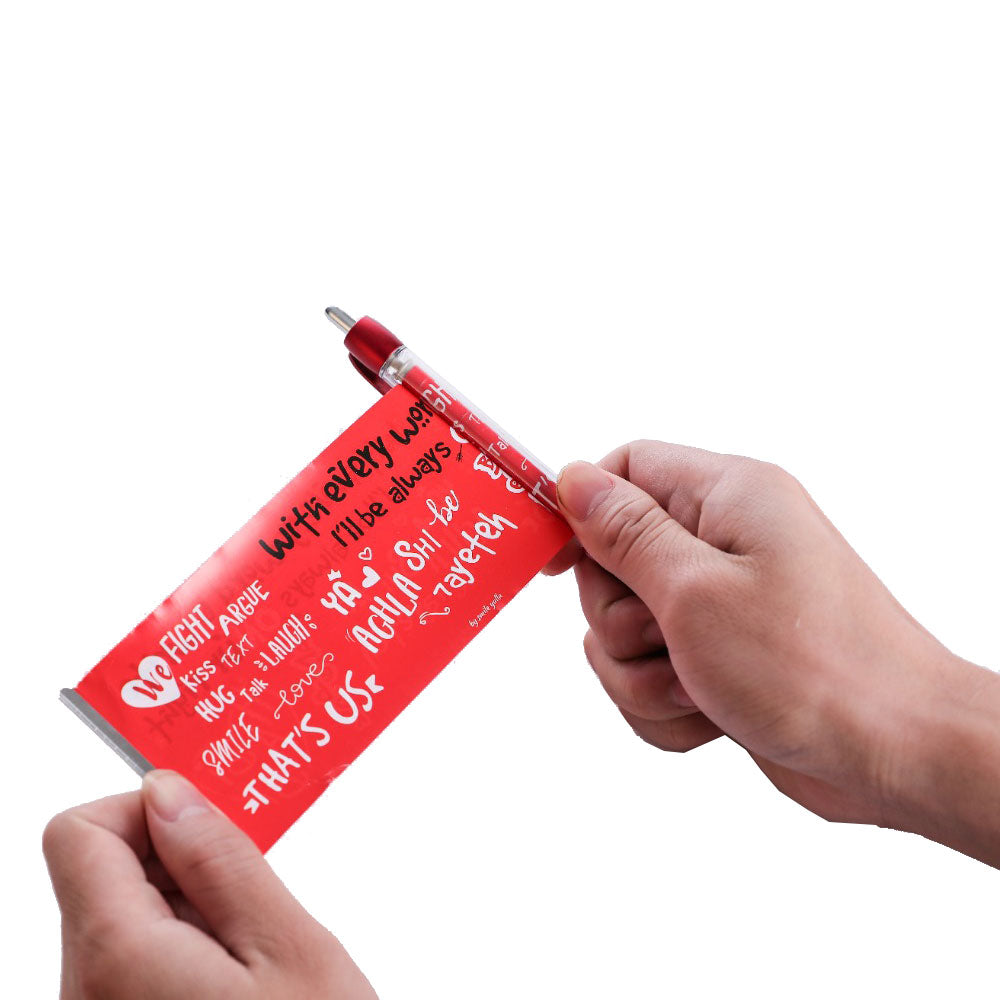 Smile Yalla, Valentine's Day, Banner Pen, Habibi