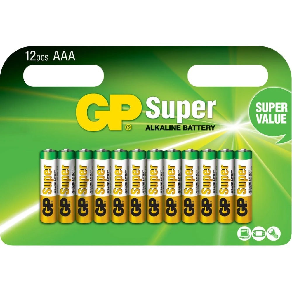 Gp, Super Alkaline 12Pcs Aaa Lr03