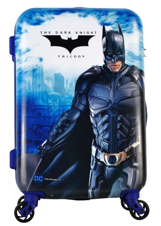 American Revival Batman, Kids Luggage, Carry on Suitcase 4 Spinner Wheels, Travel Luggage, Trolley Luggage