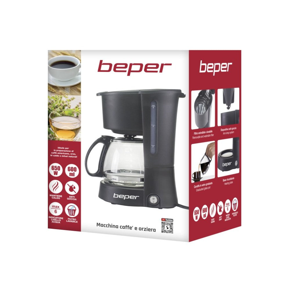 Beper, Drip Coffee And Barley Machine, BC.060